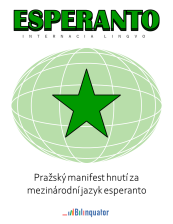 . Pražský manifest hnutí za mezinárodní jazyk esperanto