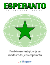 . Praški manifest gibanja za mednarodni jezik esperanto